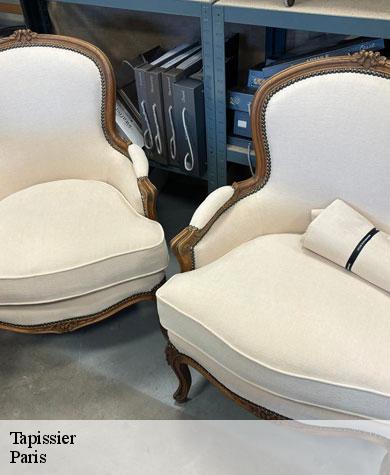 Tapissier 75 Paris L'atelier du fauteuil