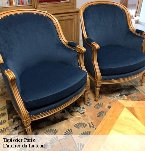 Tapissier 75 Paris L'atelier du fauteuil
